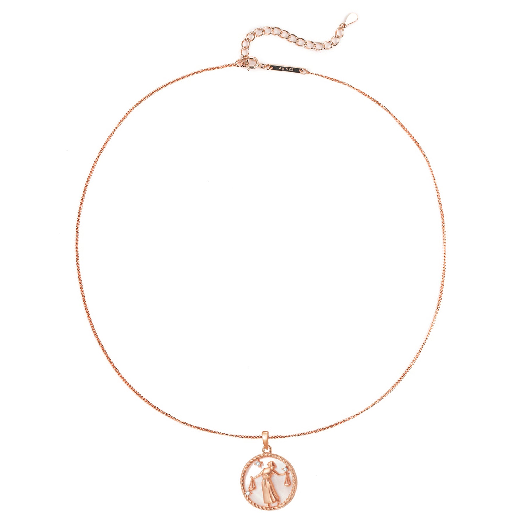 Collier pendentif zodiaque Balance